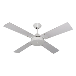 Ventilador de Techo Cosmos Blanco con Palas de Acrílico Transparentes