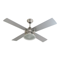 Ventilador de Techo Cosmos Platil con Plafon Cosmos E27 y Palas de Madera Laqueada Gris