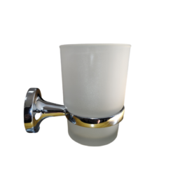 Vaso y Portavaso de Baño