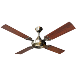 Ventilador de Techo Premium Antique con Palas de Madera Reversibles tonos Cedro y Roble