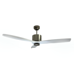 Ventilador de Techo Hemi Platil con Palas de Madera Blancas